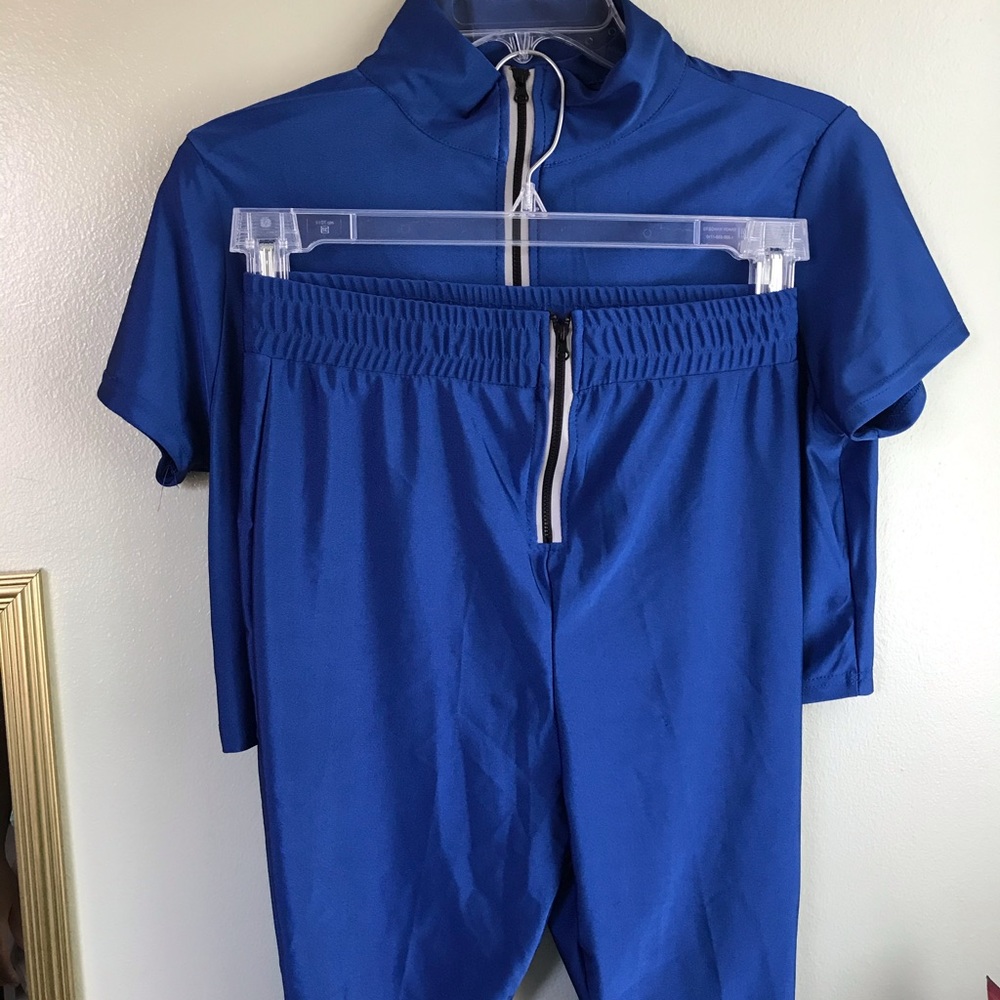 Women’s Large 2 Piece Biker Short Set